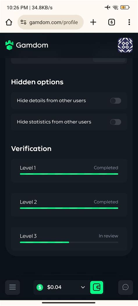 gamdom account